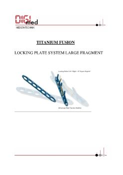 Locking Plate Systems Catalog from digimed Medical Technology